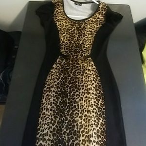 Sexy cheetah print dress